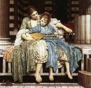 Lord Frederic Leighton The Muisc Lesson oil painting reproduction